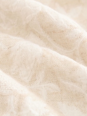 Neutral Jacquard Printed Short Sleeve Shirt - Image 7 of 7
