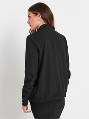 Long Tall Sally Black Scuba Bomber Jacket - Image 5 of 6