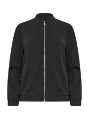 Long Tall Sally Black Scuba Bomber Jacket - Image 6 of 6