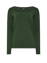 Long Tall Sally Square Neck Fitted T-Shirt 2 Pack - Bild 6 von 8