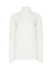 Long Tall Sally Cream Premium Long Sleeve Roll Neck Top - Image 5 of 5