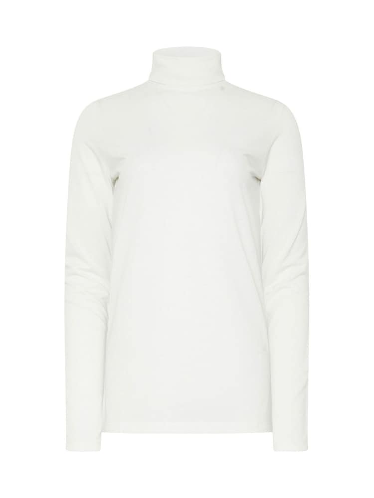 Long Tall Sally Cream Premium Long Sleeve Roll Neck Top - Image 5 of 5