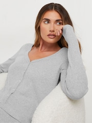 Long Tall Sally Lounge Rebrasta pletena jopa - Slika 2 iz 6