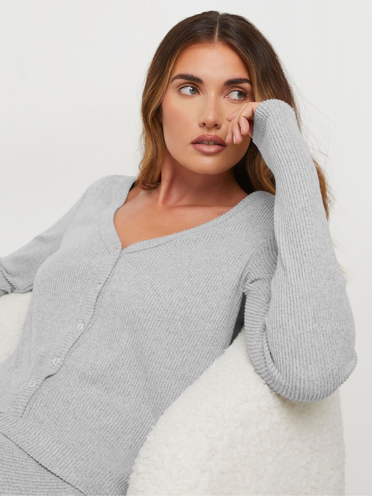 Long Tall Sally Lounge Rebrasta pletena jopa - Slika 2 iz 6 Long Tall Sally Lounge Rebrasta pletena jopa - Slika 2 iz 6