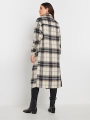 Long Tall Sally Blue Check Longline Shacket - Image 3 of 5