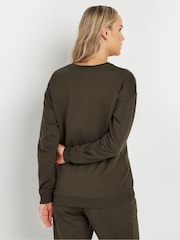Long Tall Sally Brown Crew Neck Sweatshirt - Image 3 of 6