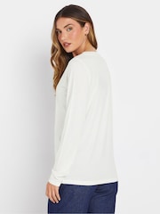 Long Tall Sally Black & White PREMIUM Tall 2 PACK V-Neck Tops - Image 5 of 8