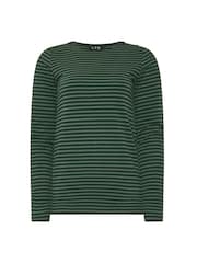 Long Tall Sally Green Button Shoulder T-Shirt - Image 5 of 5