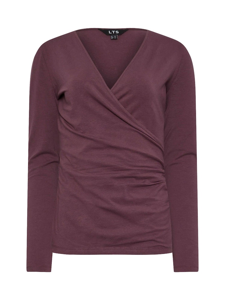 Long Tall Sally – Wickeltop aus Baumwolle mit langen Ärmeln - Bild 5 von 5