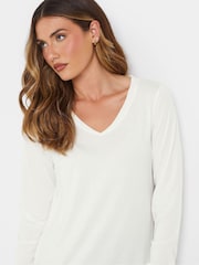 Long Tall Sally Cream Premium Long Sleeve T-Shirt - Image 4 of 5