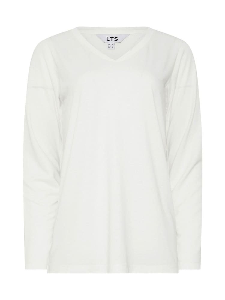 Long Tall Sally Cream Premium Long Sleeve T-Shirt - Image 5 of 5