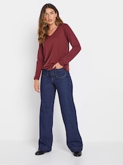 Long Tall Sally Red Premium Long Sleeve T-Shirt - Image 2 of 5