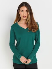 Long Tall Sally Green Premium Long Sleeve T-Shirt - Image 1 of 5