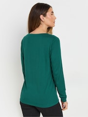 Long Tall Sally Green Premium Long Sleeve T-Shirt - Image 3 of 5