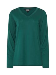 Long Tall Sally Green Premium Long Sleeve T-Shirt - Image 5 of 5
