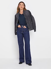 Long Tall Sally Blue Premium Long Sleeve T-Shirt - Image 4 of 5