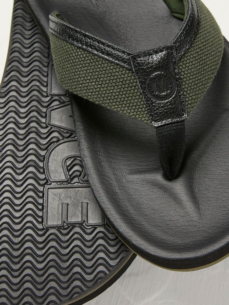Conwy Black Flip Flop - Image 3 of 3 Conwy Black Flip Flop - Image 3 of 3