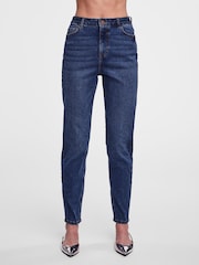 Blau - Pieces – Jeans im Mom-Fit - Bild 1 von 7