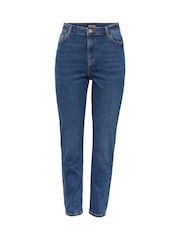 Blau - Pieces – Jeans im Mom-Fit - Bild 6 von 7