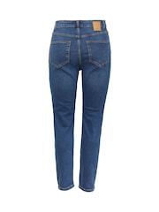 Blau - Pieces – Jeans im Mom-Fit - Bild 7 von 7