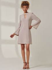 Jolie Moi Pink Dana Tunic Dress - Image 1 of 7