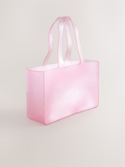 Pink Jelly Glitter Hand Held Bag - Image 2 of 5