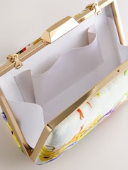 Multi Kew Gardens Satin Clutch Bag - Image 10 of 10