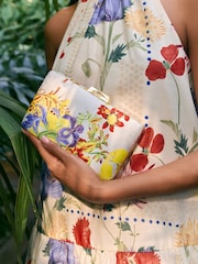 Multi Kew Gardens Satin Clutch Bag - Image 3 of 10