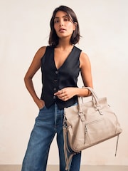 Bone Leather Washed Grab Bag - Image 1 of 9