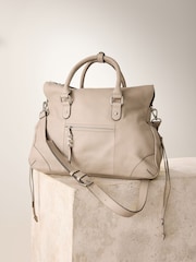 Bone Leather Washed Grab Bag - Image 6 of 9