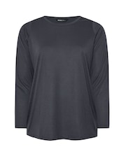Yours Curve Natural Core Long Sleeve T-Shirts 3 Pack - Image 7 of 9