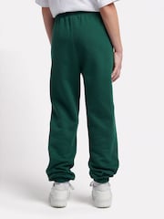 New Balance Green Girls Small Brush Back Logo Joggers - Image 3 of 5