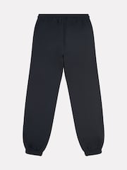 New Balance Black Girls Small Brush Back Logo Joggers - Image 7 of 8