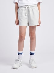 New Balance Grey Small Girls Logo Shorts - Image 1 of 7