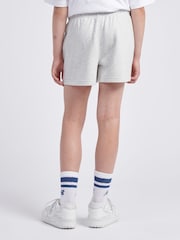 New Balance Grey Small Girls Logo Shorts - Image 3 of 7
