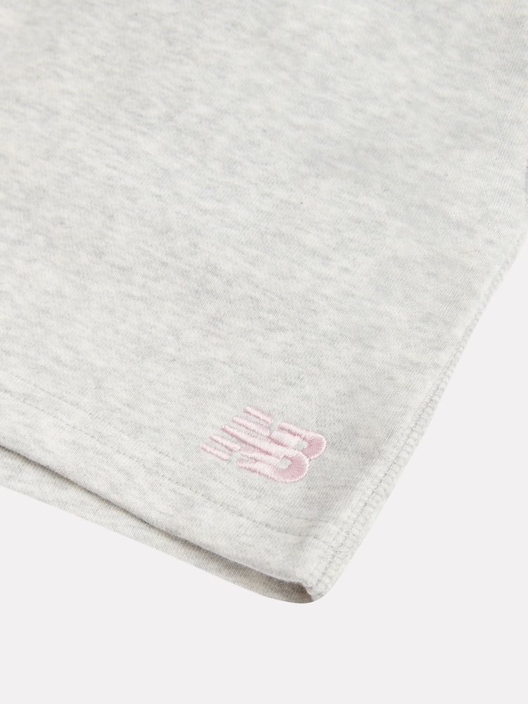 New Balance Grey Small Girls Logo Shorts - Image 7 of 7
