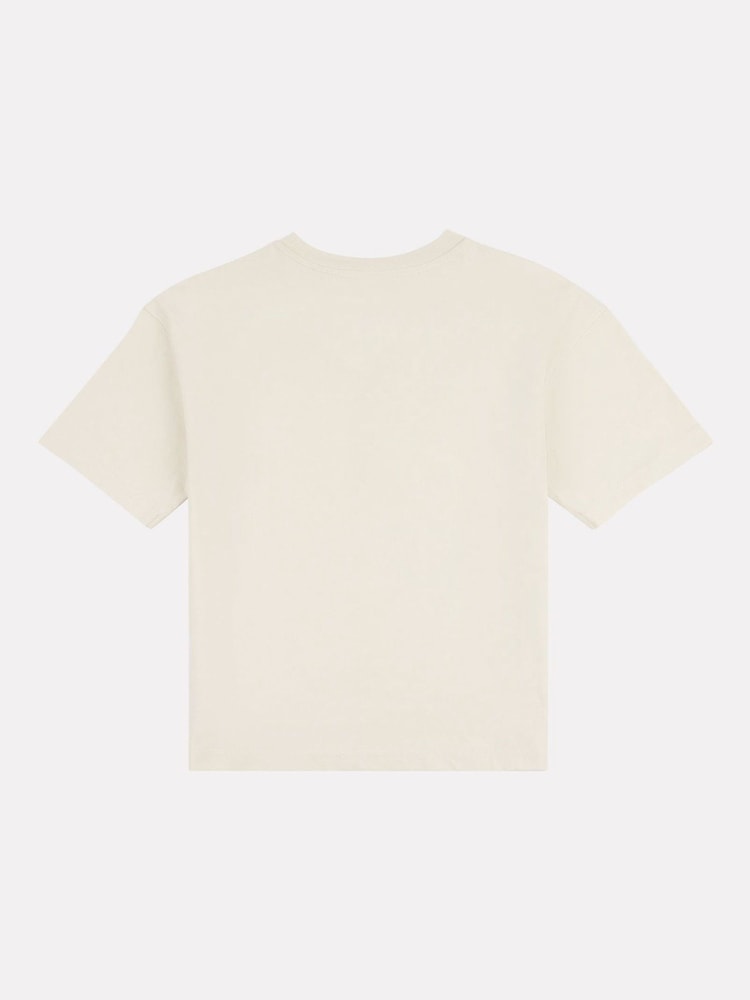 New Balance Pearl White Small Girls Logo 100% Cotton T-Shirt - Image 7 of 8