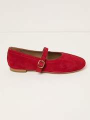 FatFace Mary Jane Red Pumps - Image 1 of 3