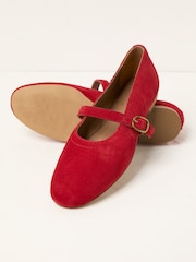 FatFace Mary Jane Red Pumps - Image 3 of 3