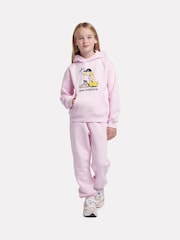 Sudadera con capucha y diseño gráfico de selfie para niña de New Balance - Imagen 6 de 9