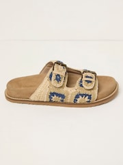Blue Crochet Meldon Sandal - Image 1 of 3