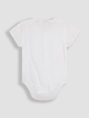 JoJo Maman Bébé Blue 2-Piece Cheesecloth Dungarees & Bodysuit Set - Image 9 of 11