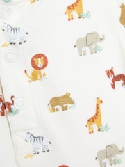 JoJo Maman Bébé Natural 2-Pack Short Sleeve Bodysuits - Image 7 of 7