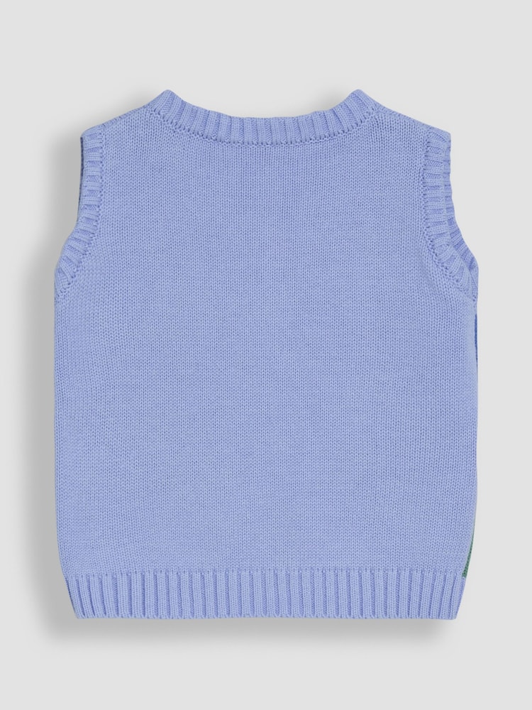 Jojo Maman Bébé Blue Sailboat Scene Tank Top - Image 2 of 3