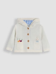 JoJo Maman Bébé Peter Rabbit™ Embroidered Cardigan - Imagen 3 de 4
