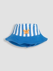 JoJo Maman Bébé Sky Blue Crab 2-Piece Crab Appliqué Romper & Hat Set - Image 4 of 6