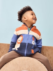 JoJo Maman Bébé Tan Brown & Natural Marl 2-Pack Relaxed Fit Turn Up Joggers - Image 3 of 8