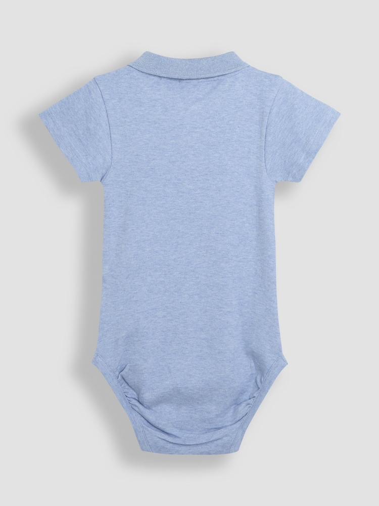 JoJo Maman Bébé 2-Pack Plain Polo Shirt Bodysuits - Bild 5 von 5 JoJo Maman Bébé 2-Pack Plain Polo Shirt Bodysuits - Bild 5 von 5