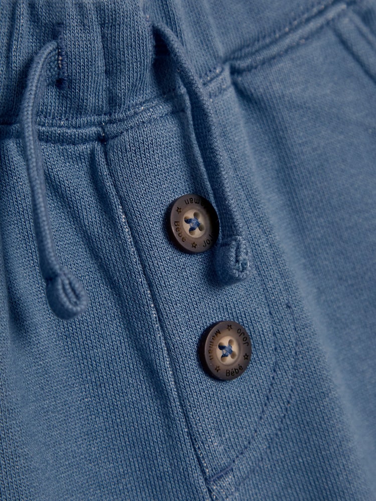 JoJo Maman Bébé Blue Relaxed Roll Up Trousers - Image 3 of 3