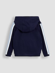 JoJo Maman Bébé Navy Appliqué Reversible Hoodie - Image 3 of 12
